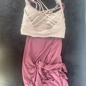 lululemon tie back tank